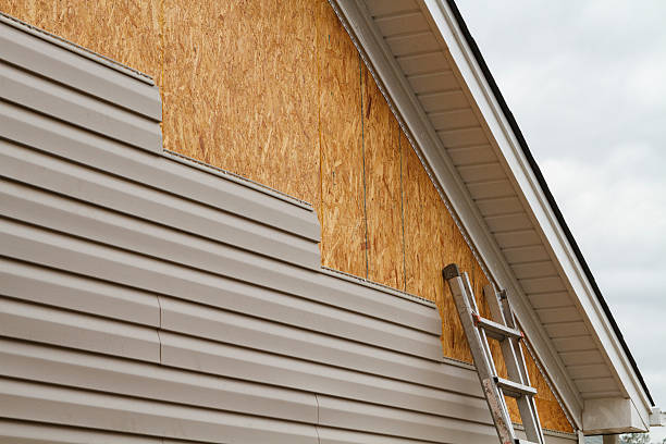 Professional Siding Replacement technician working in Nevada, TX